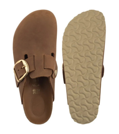Birkenstock Boston Big Buckle Cognac 1030446 (BK316-a) Women's Shoes/Flip Flops
