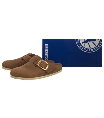 Birkenstock Boston Big Buckle Cognac 1030446 (BK316-a) Naiste kingad/klappide klapid