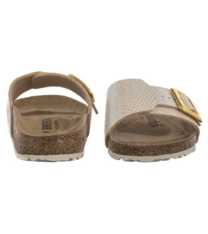 Birkenstock Catalina Cushion Buckle Shiny Snake Cream 1030360 (BK317-a) Moteriški batai/šlepetės