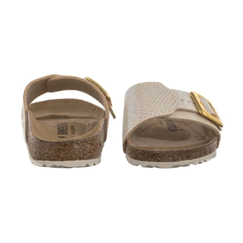 Birkenstock Catalina Cushion Buckle Shiny Snake Cream 1030360 (BK317-a) Moteriški batai/šlepetės