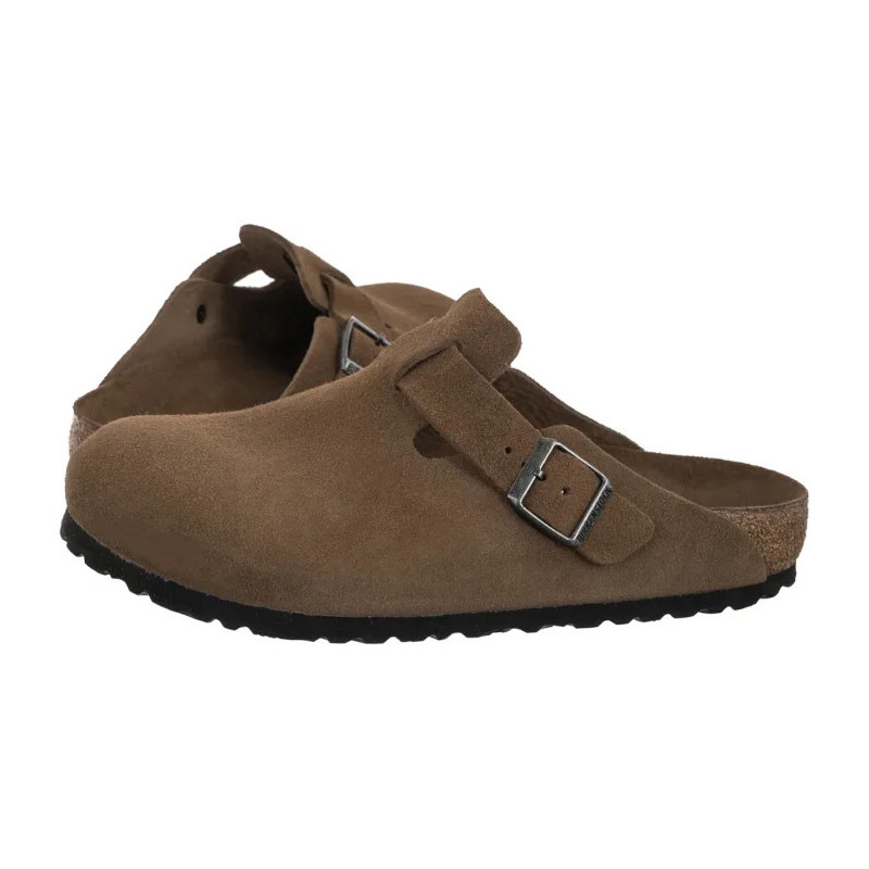 Birkenstock Boston BS SF Dark Tea Tonal 1030814 (BK320-a) slippers
