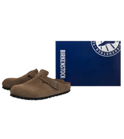 Birkenstock Boston BS SF Dark Tea Tonal 1030814 (BK320-a) šlepetės