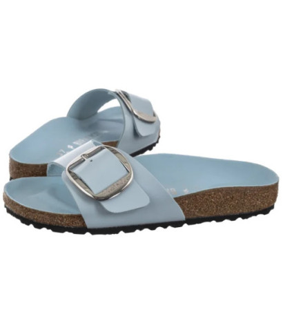 Birkenstock Madrid Big Buckle Baby Blue High Shine 1030364 (BK238-h) Moteriški batai/šlepetės