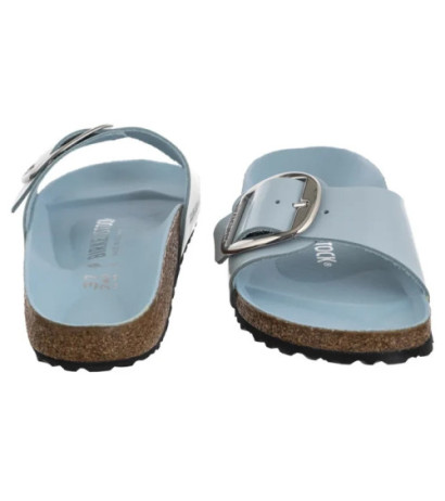Birkenstock Madrid Big Buckle Baby Blue High Shine 1030364 (BK238-h) Sieviešu apavi/Flip Flops