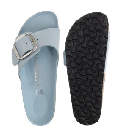 Birkenstock Madrid Big Buckle Baby Blue High Shine 1030364 (BK238-h) Sieviešu apavi/Flip Flops