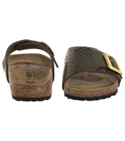 Birkenstock Catalina Cushion Buckle Shiny Snake Sage 1030320 (BK317-b) Women's Shoes/Flip Flops