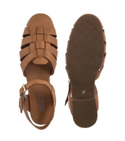Venezia Brązowe G044LEBROBS129 (VE856-a) sandals