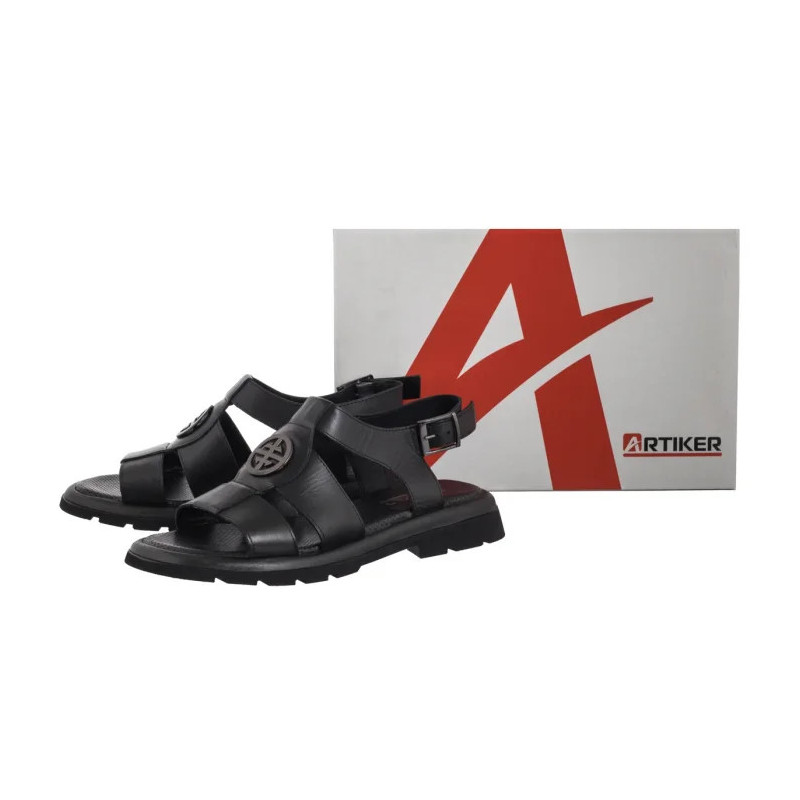 Artiker Czarne 56C0690 (AR174-a) sandales