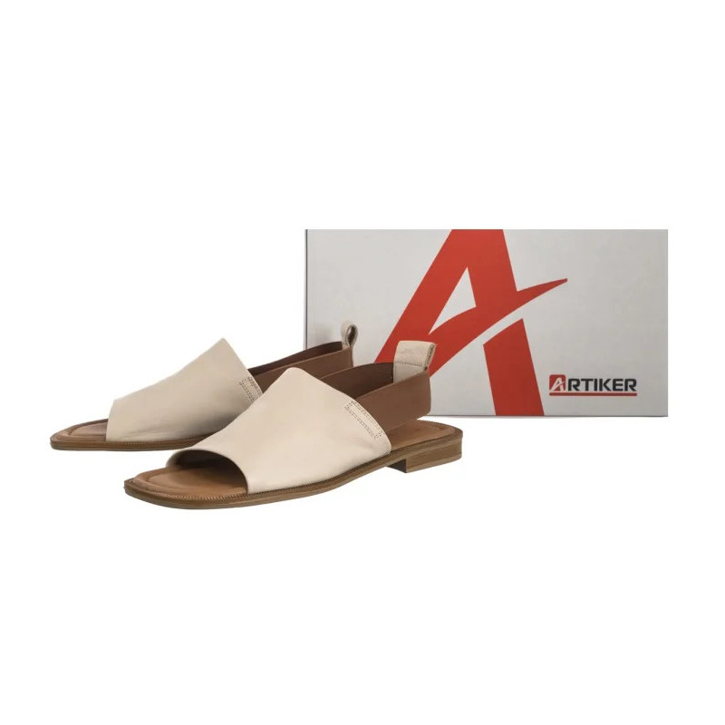 Artiker Beżowe 54C0857 (AR175-a) sandals