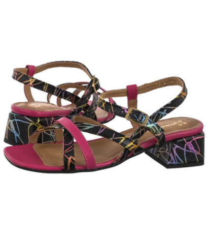 Maciejka Różowe+Czarne 06959-39/00-1 (MA1406-b) shoes