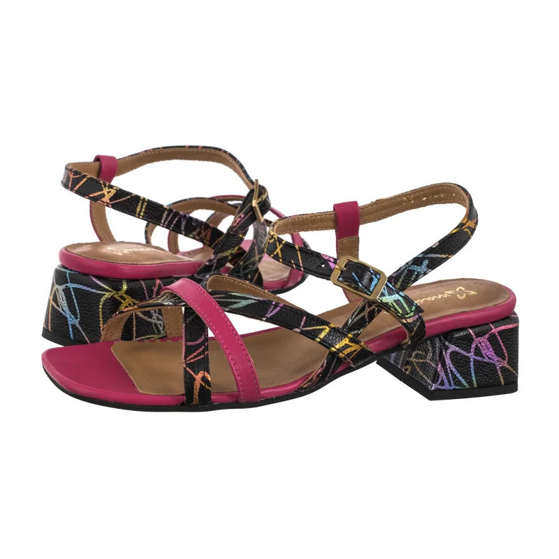 Maciejka Różowe+Czarne 06959-39/00-1 (MA1406-b) shoes