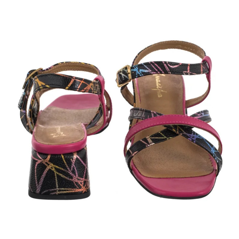 Maciejka Różowe+Czarne 06959-39/00-1 (MA1406-b) kurpes