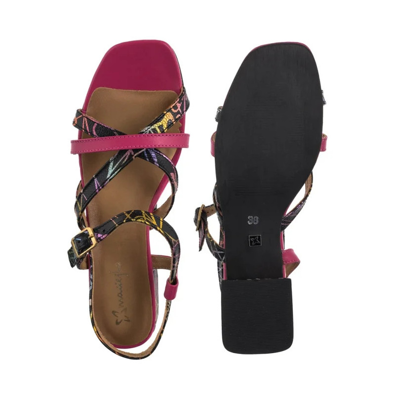 Maciejka Różowe+Czarne 06959-39/00-1 (MA1406-b) shoes