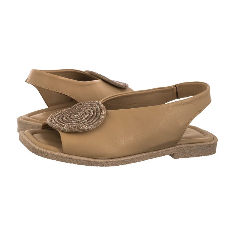 Artiker Beżowe 54C0865 (AR177-a) sandals