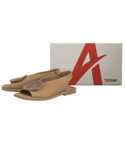 Artiker Beżowe 54C0865 (AR177-a) sandals