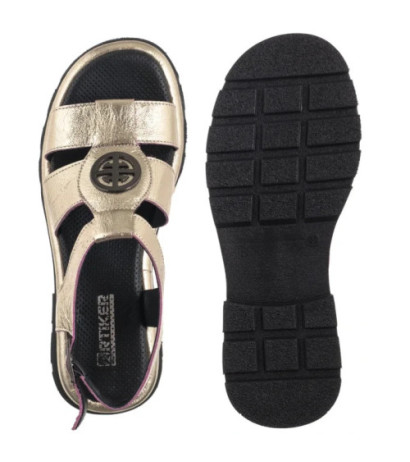Artiker Złote 56C0689 (AR174-b) sandals