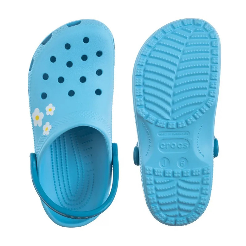 Crocs Classic Daisy Clog K Tinted Glass 211257-4WD (CR392-a) šlepetės