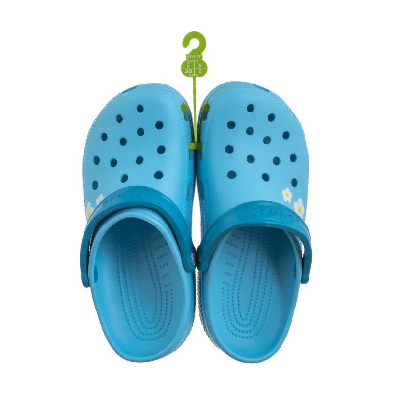 Crocs Classic Daisy Clog K Tinted Glass 211257-4WD (CR392-a) šlepetės