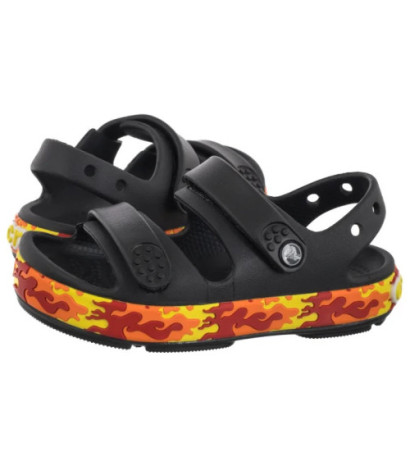 Crocs Crocband Cruiser Flames Sandal Kid's Black 211269-001 (CR394-a) sandalai