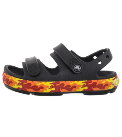 Crocs Crocband Cruiser Flames Sandal Kid's Black 211269-001 (CR394-a) sandales