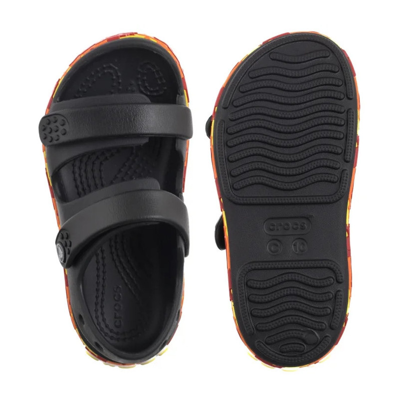 Crocs Crocband Cruiser Flames Sandal Kid's Black 211269-001 (CR394-a) sandals
