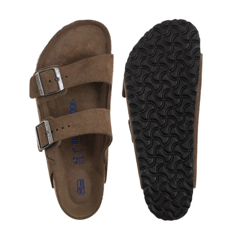 Birkenstock Arizona BS Soft Footbed Dark Tea Tonal FB 1030863 (BK323-a) šlepetės