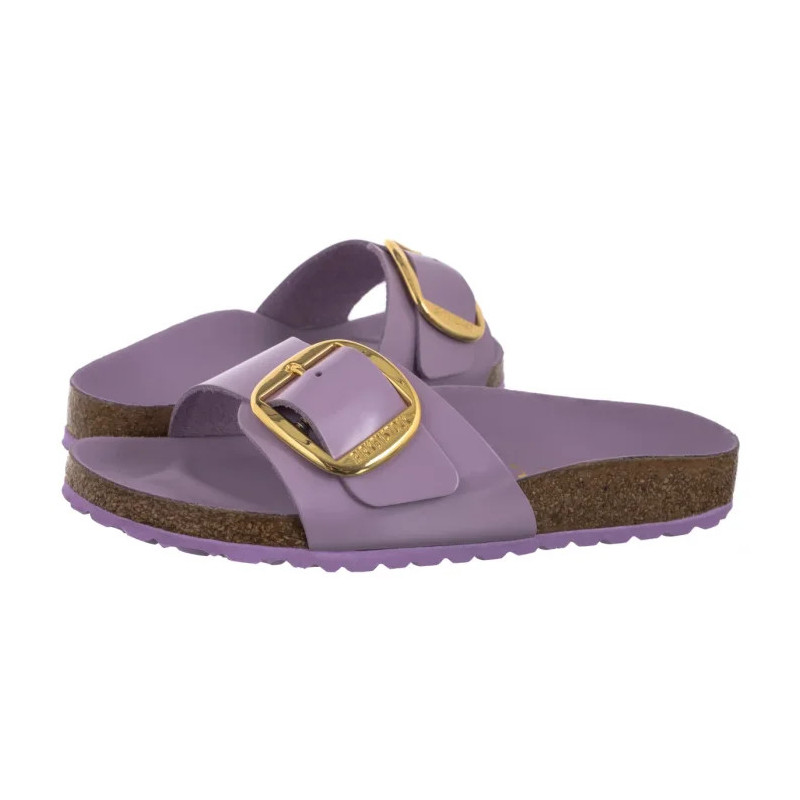 Birkenstock Madrid Big Buckle High-Shine Crocus 1030366 (BK238-i) Women's Shoes/Flip Flops