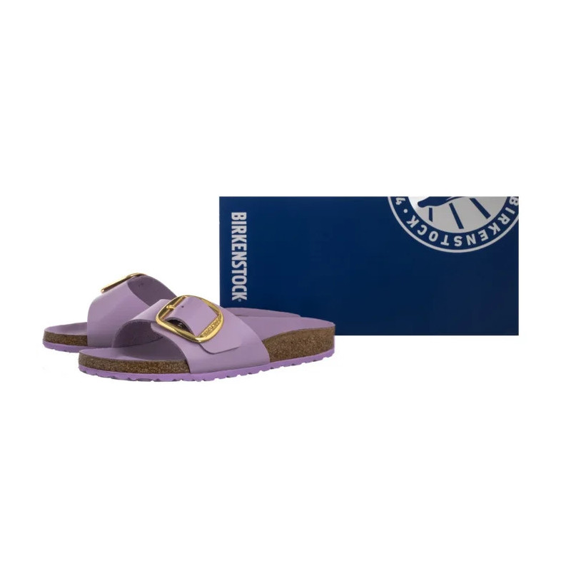 Birkenstock Madrid Big Buckle High-Shine Crocus 1030366 (BK238-i) Women's Shoes/Flip Flops