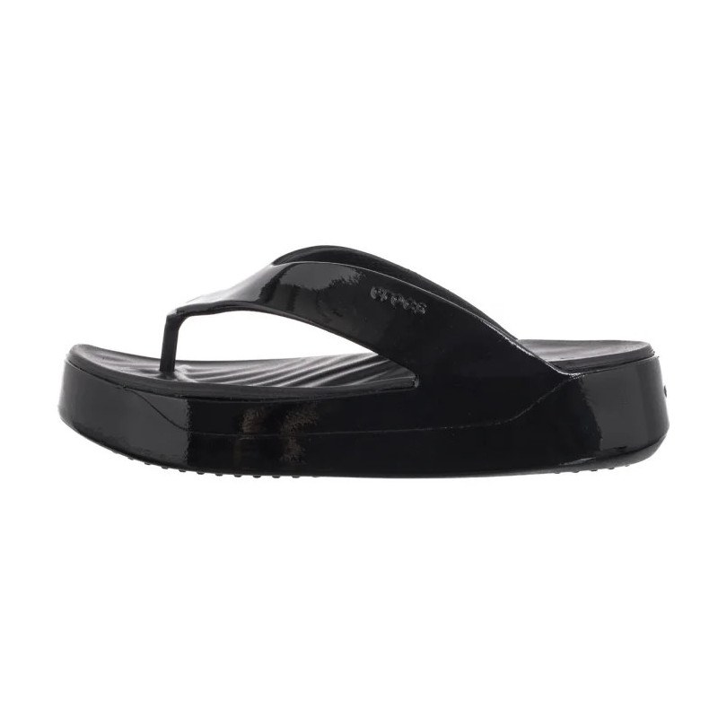 Crocs Getaway Platform Patent Flip Black 211478-001 (CR396-a) kingad