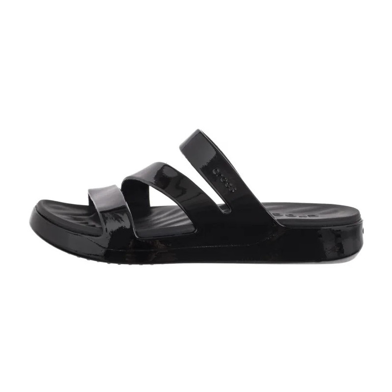 Crocs Getaway Patent Strappy Black 211296-001 (CR395-b) Naiste kingad/klappide klapid