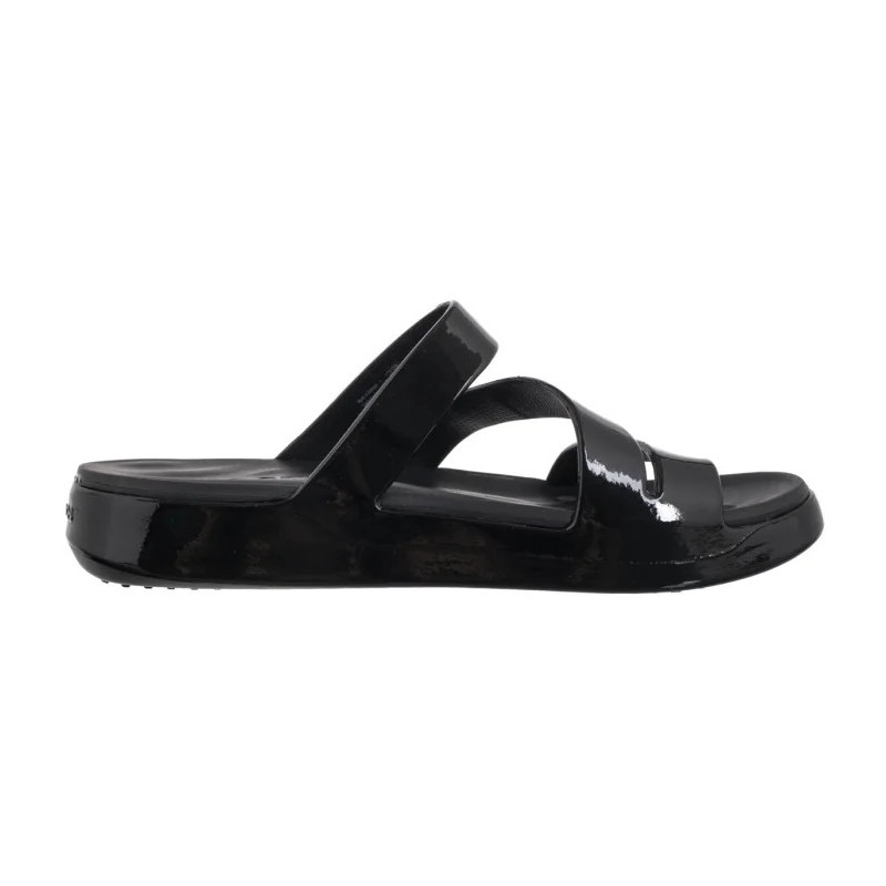 Crocs Getaway Patent Strappy Black 211296-001 (CR395-b) Moteriški batai/šlepetės