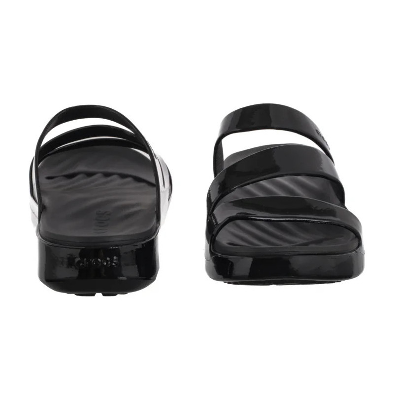 Crocs Getaway Patent Strappy Black 211296-001 (CR395-b) Sieviešu apavi/Flip Flops