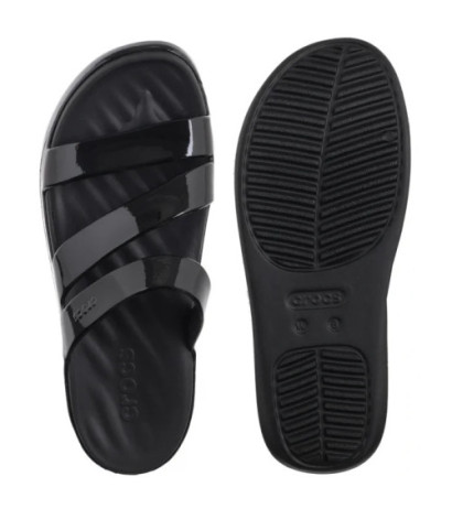 Crocs Getaway Patent Strappy Black 211296-001 (CR395-b) Sieviešu apavi/Flip Flops