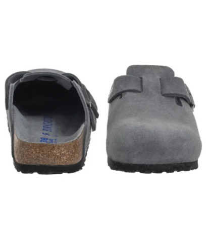 Birkenstock Boston BS Soft Footbed Basalt Gray Tonal FB 1030874 (BK321-a) Women's Shoes/Flip Flops