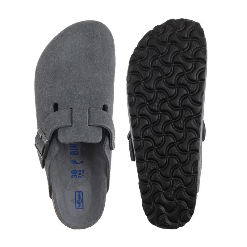 Birkenstock Boston BS Soft Footbed Basalt Gray Tonal FB 1030874 (BK321-a) Sieviešu apavi/Flip Flops
