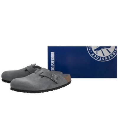 Birkenstock Boston BS Soft Footbed Basalt Gray Tonal FB 1030874 (BK321-a) Sieviešu apavi/Flip Flops