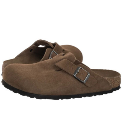 Birkenstock Boston BS Soft Footbed Dark Tea Tonal FB 1030861 (BK321-b) Sieviešu apavi/Flip Flops