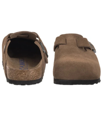 Birkenstock Boston BS Soft Footbed Dark Tea Tonal FB 1030861 (BK321-b) Women's Shoes/Flip Flops