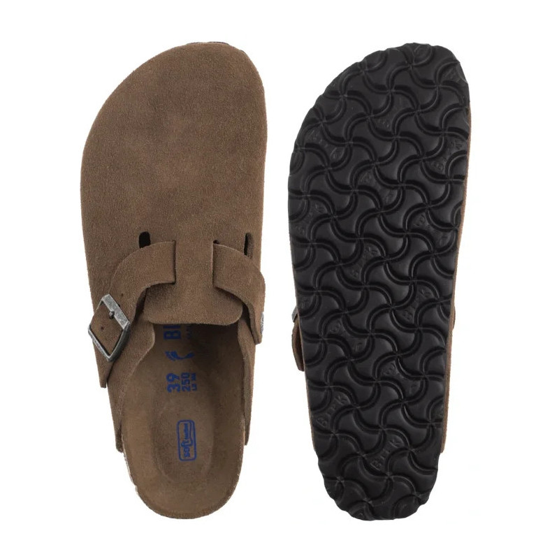 Birkenstock Boston BS Soft Footbed Dark Tea Tonal FB 1030861 (BK321-b) Naiste kingad/klappide klapid