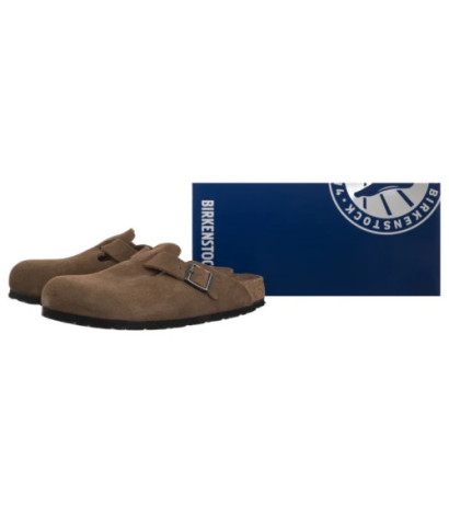 Birkenstock Boston BS Soft Footbed Dark Tea Tonal FB 1030861 (BK321-b) Naiste kingad/klappide klapid