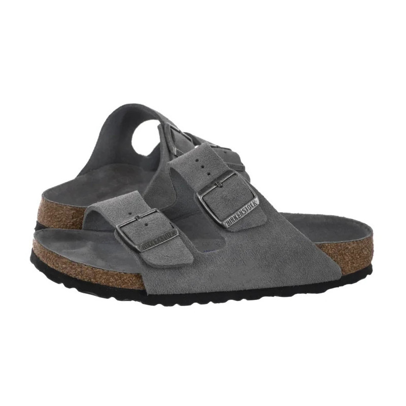 Birkenstock Arizona Bs Soft Footbed Basalt Gray Tonal FB 1030912 (BK322-a) Sieviešu apavi/Flip Flops