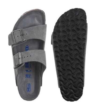 Birkenstock Arizona Bs Soft Footbed Basalt Gray Tonal FB 1030912 (BK322-a) Sieviešu apavi/Flip Flops