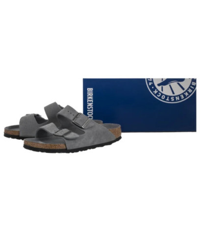 Birkenstock Arizona Bs Soft Footbed Basalt Gray Tonal FB 1030912 (BK322-a) Women's Shoes/Flip Flops