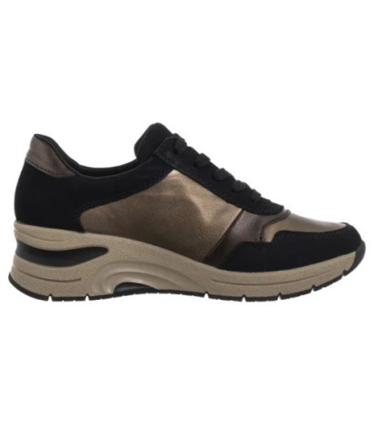 Rieker Czarne/Złote N9301-91 Beige Combination (RI277-a) shoes