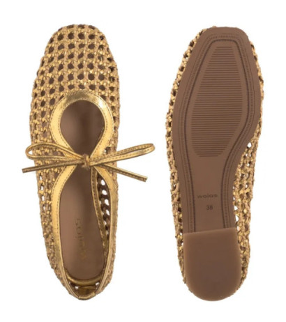 Wojas Złote 44062-88 (WO319-a) ballerinas