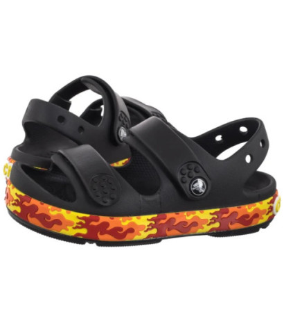 Crocs Crocband Cruiser Flames Sandal Kid's Black 211268-001 (CR397-a) sandalai