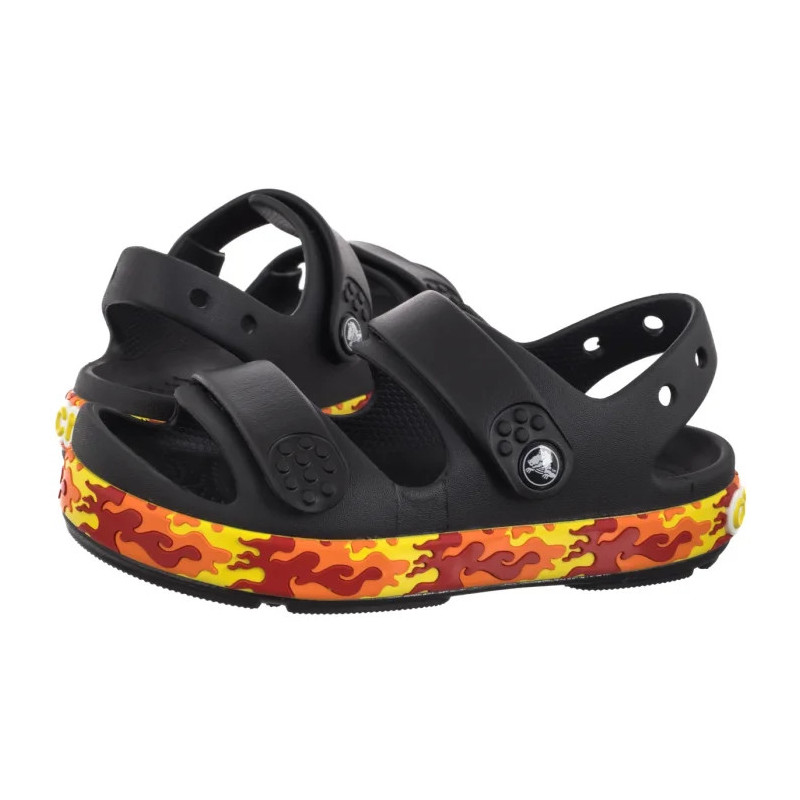 Crocs Crocband Cruiser Flames Sandal Kid's Black 211268-001 (CR397-a) sandales