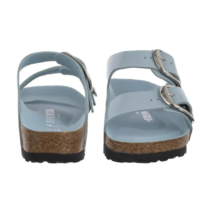 Birkenstock Arizona Big Buckle High-Shine Baby Blue 1030374 (BK239-i) Women's Shoes/Flip Flops
