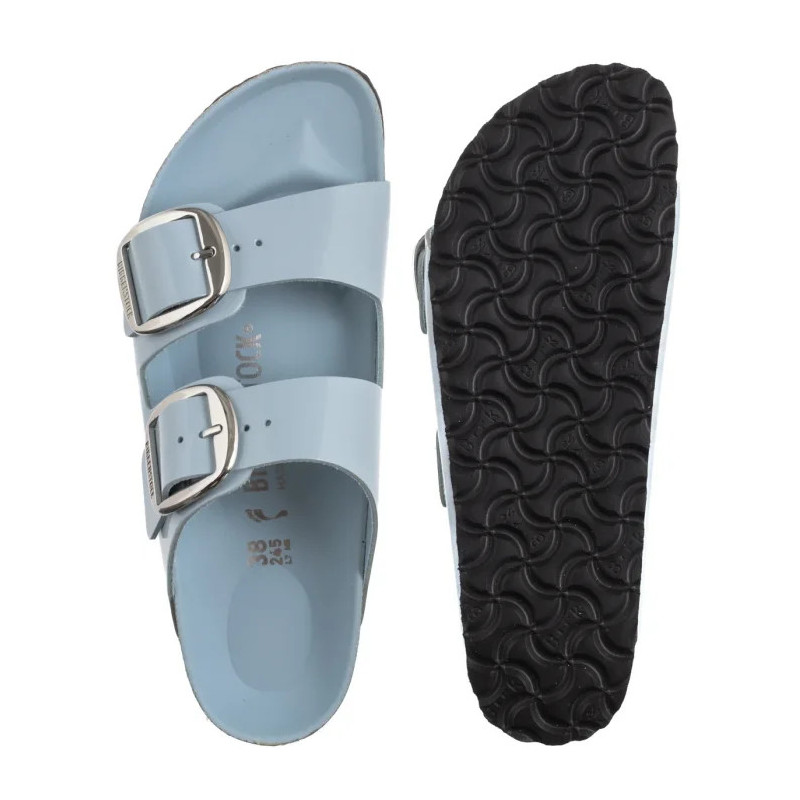 Birkenstock Arizona Big Buckle High-Shine Baby Blue 1030374 (BK239-i) Sieviešu apavi/Flip Flops