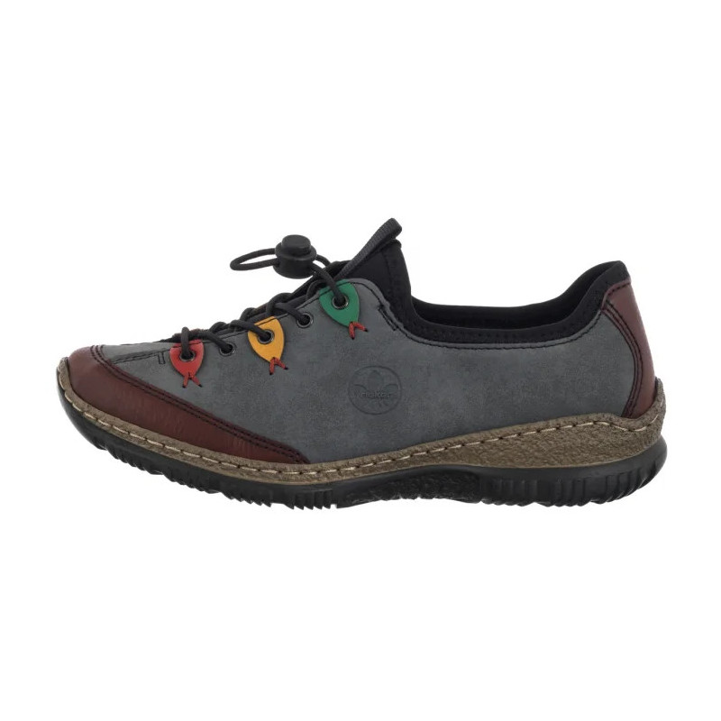 Rieker Szare N3271-14 Blue (RI185-b) kurpes